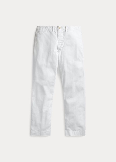 Pantalones Chinos Ralph Lauren Hombre Blancos - Cotton Field - DPAWM4937